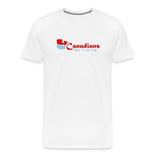Canadians like it on top - Men's Premium T-Shirt