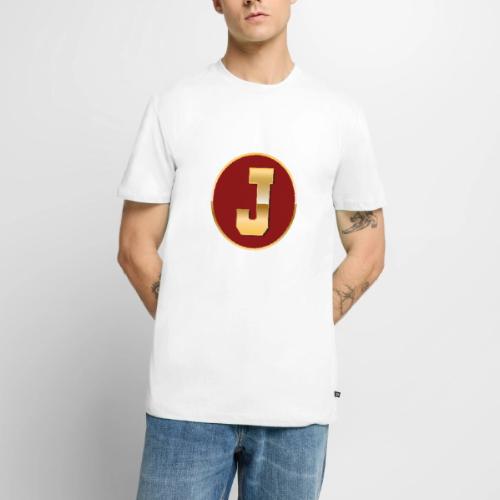 Letter J – Capital Varsity Alphabet Monogram - Men's Premium T-Shirt
