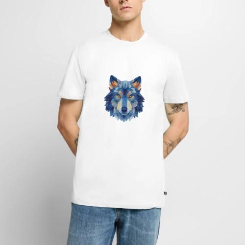 Wolf: Alpha Portrait - Men's Premium T-Shirt