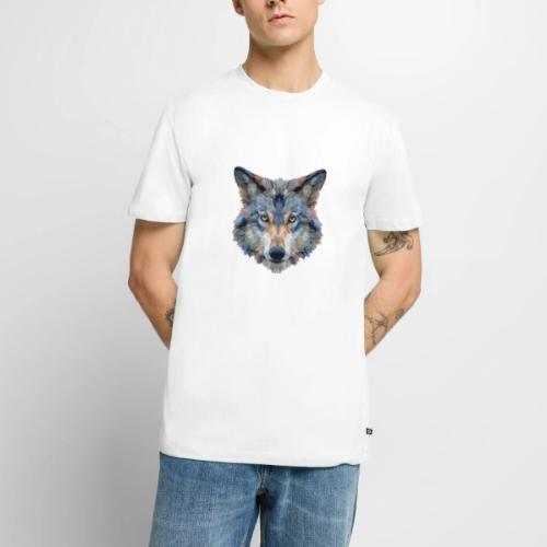 Wolf: Chromatic Wild Gaze - Men's Premium T-Shirt