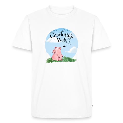 Charlotte's Web (Black Text) - Men's Premium T-Shirt