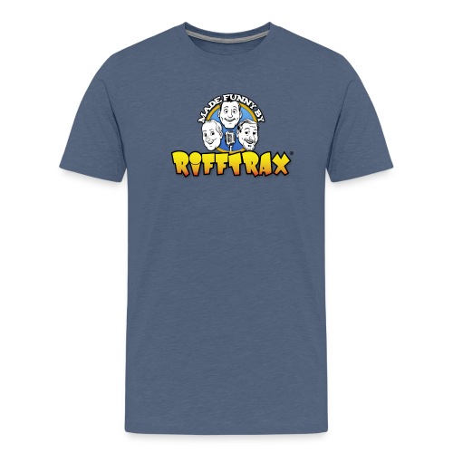 RiffTrax MadeFunnyByLogo png - Men's Premium T-Shirt
