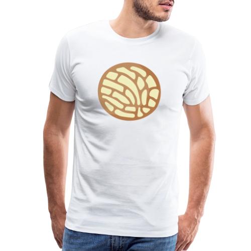 Classic Vanilla Concha Mexican Pan Dulce - Men's Premium T-Shirt