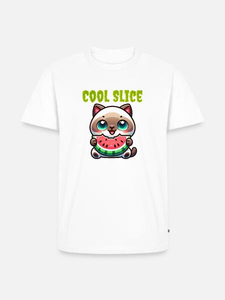 Cool Slice - Men's Premium T-Shirt - white