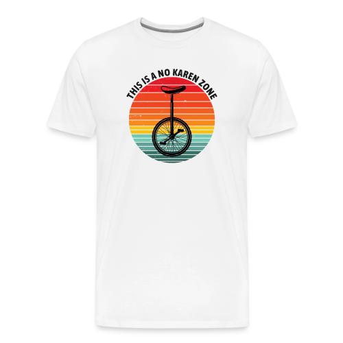 This is a no karen zone black text - Men's Premium T-Shirt