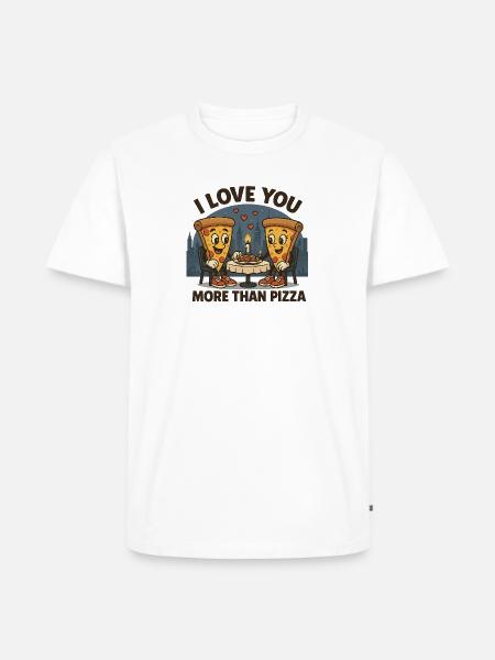 SLICE OF LOVE NYC - Men's Premium T-Shirt - white