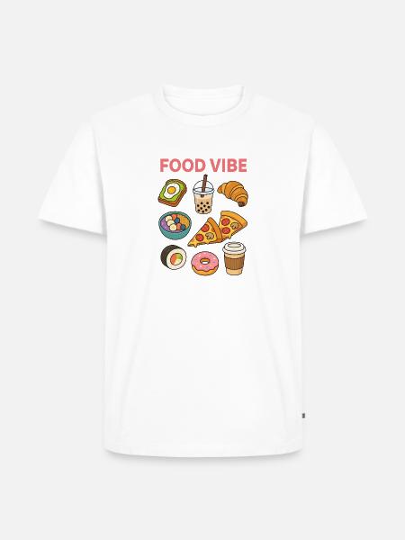Food vibe - Men's Premium T-Shirt - white