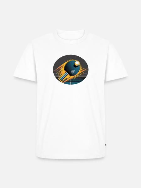 Table Tennis Velocity Burst - Men's Premium T-Shirt - white