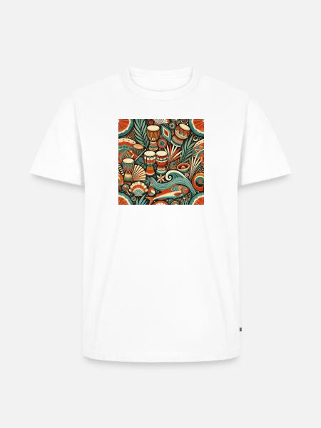 Island Rhythms - Men's Premium T-Shirt - white