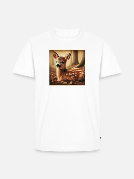 A relative of Bambi - Men's Premium T-Shirt - white