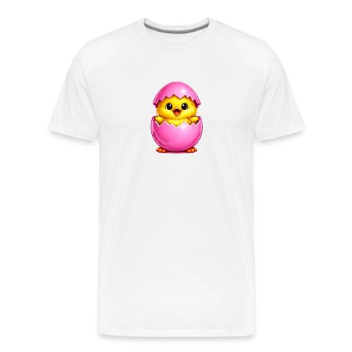 Easter Chick Pink - Men's Premium T-Shirt
