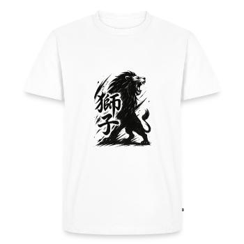 King of Beasts - Men's Premium T-Shirt - white - Front - Nico (187cm)
