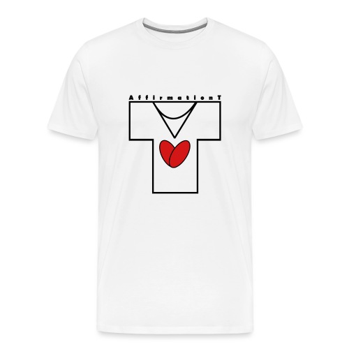 AffirmationT logo - Men's Premium T-Shirt