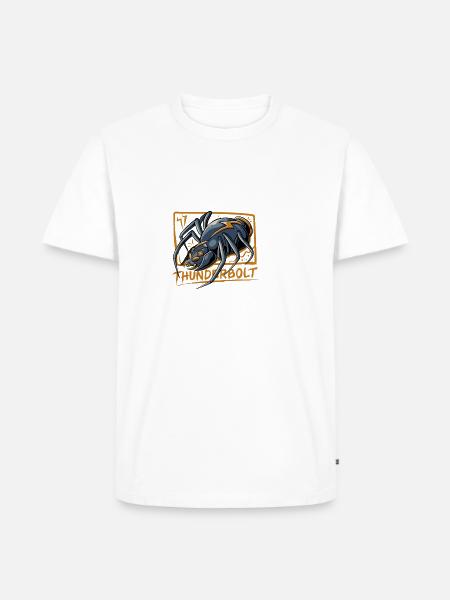 thunderbolt - Men's Premium T-Shirt - white