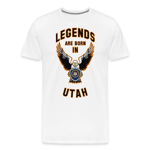 Legends are born in Utah - Men's Premium T-Shirt