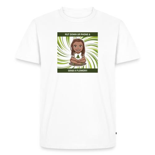 Put down ur Phone Grab a Flower 4 - Men's Premium T-Shirt