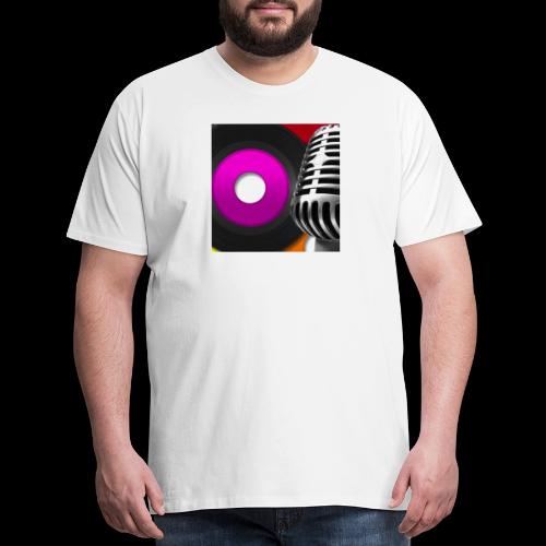 Record & Microphone For Audiophiles - Men's Premium T-Shirt