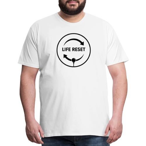 Life Reset - Golf Mulligan Gift Tee for Men - Men's Premium T-Shirt