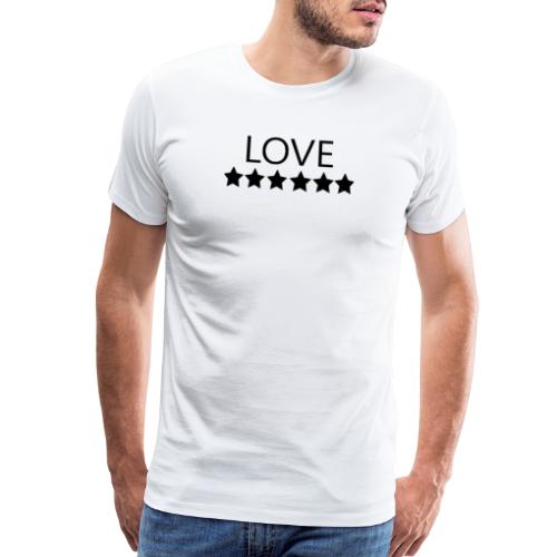 LOVE (Black font) - Men's Premium T-Shirt