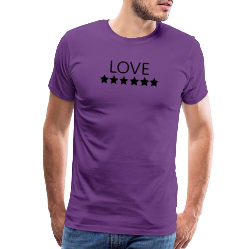 LOVE (Black font) - Men's Premium T-Shirt