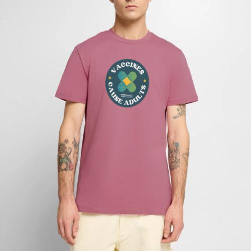 Vaccines Cause Adults_Bandage - Men's Premium T-Shirt