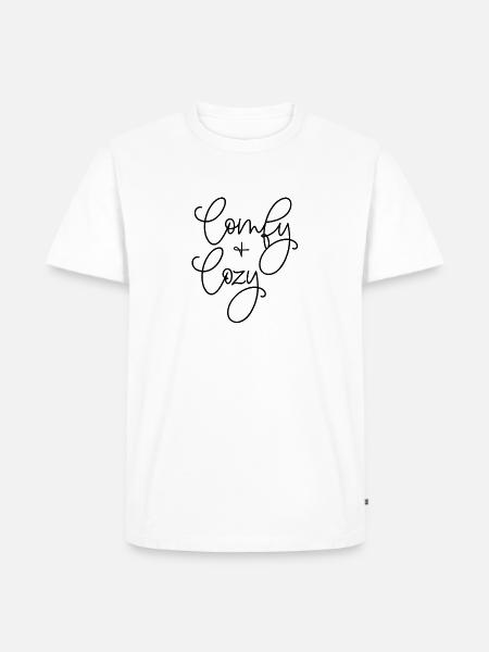 comfy and cozy - Men's Premium T-Shirt - white