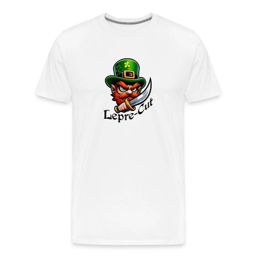 Lepre Cut Dagger Leprechaun St Patricks Luck Irish - Men's Premium T-Shirt