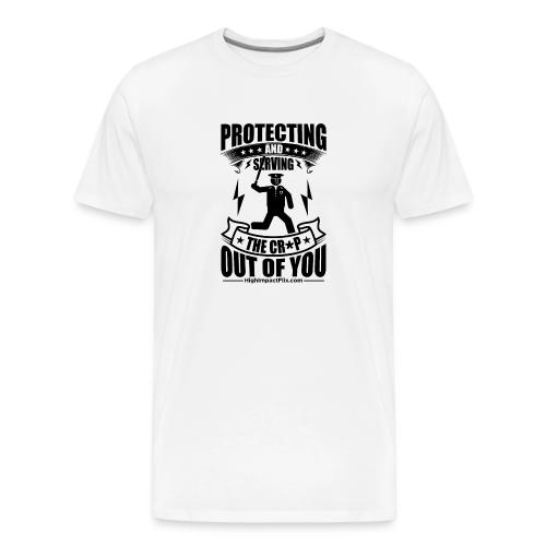 Protect SERVE COP BLACK - Men's Premium T-Shirt