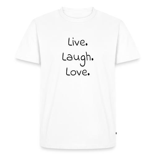 Smoon City_Live laugh love Black - Men's Premium T-Shirt