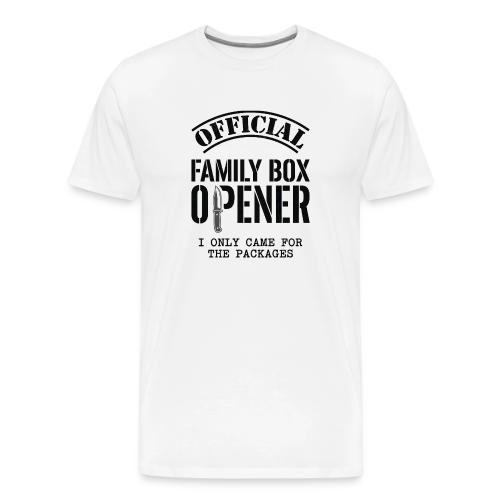 Official Family Box Opener Funny Knife Collector - Men's Premium T-Shirt