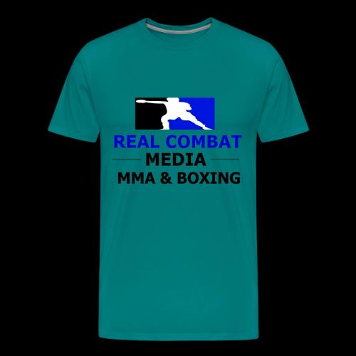 RCM MMA & BOXING Blue Logo - Men's Premium T-Shirt