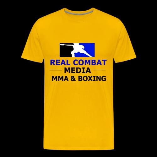 RCM MMA & BOXING Blue Logo - Men's Premium T-Shirt