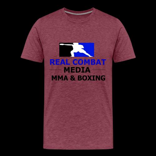 RCM MMA & BOXING Blue Logo - Men's Premium T-Shirt