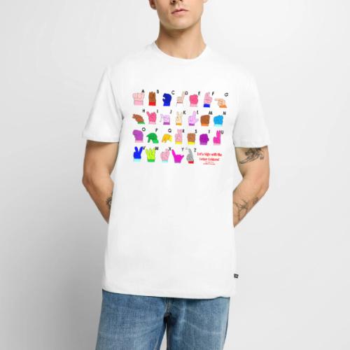 Sign with the Letter Critters - Men's Premium T-Shirt
