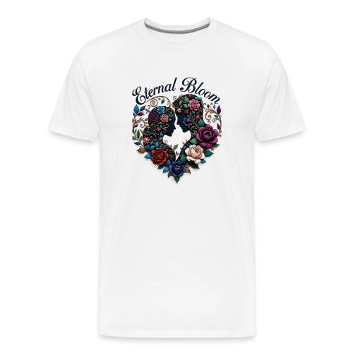 Eternal Bloom Embrace T-Shirt - Men's Premium T-Shirt
