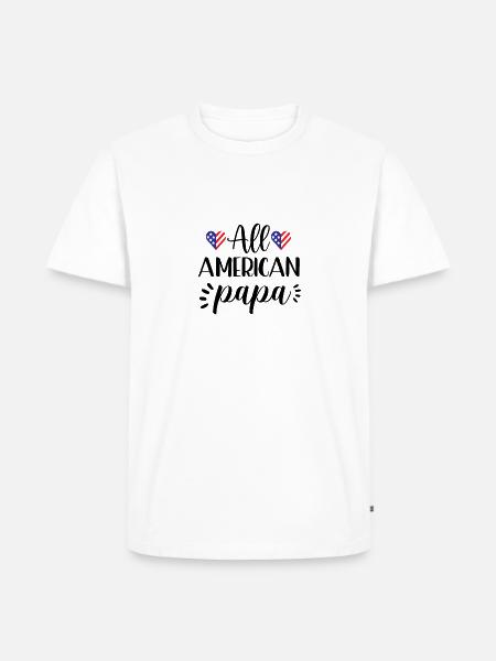Papa - Men's Premium T-Shirt - white