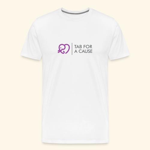 Tab for a Cause Logo with Text - Men's Premium T-Shirt