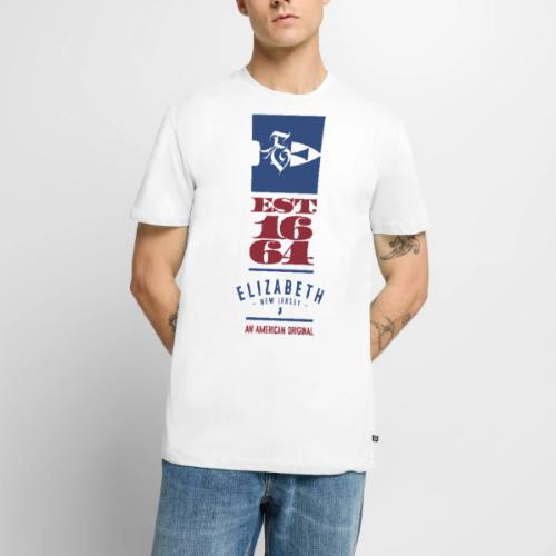 American Original - Rebel E 1664 - RWB - Men's Premium T-Shirt