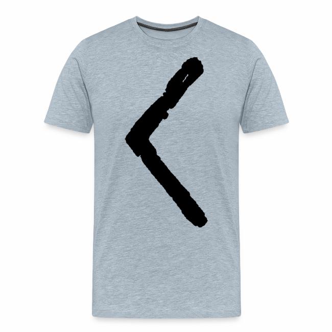 Elder Futhark Rune Kenaz - Letter C & K
