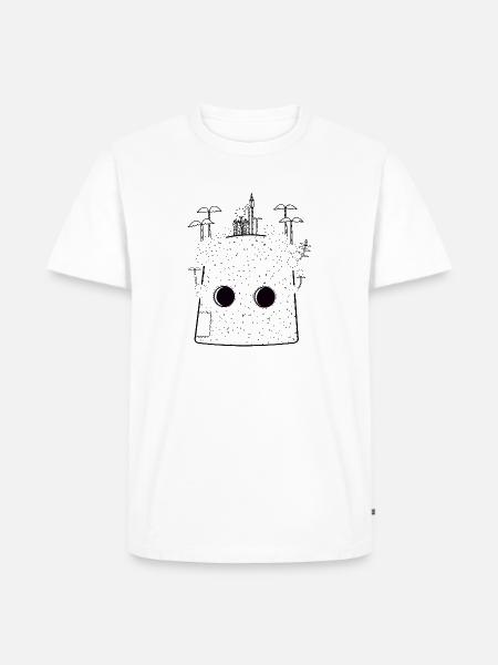 bucket head - Men's Premium T-Shirt - white