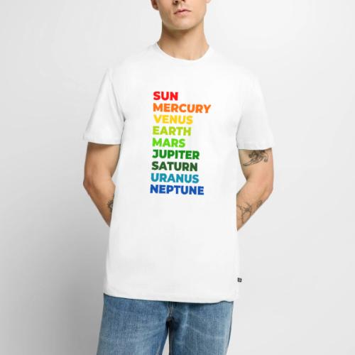 Color the solar system - Men's Premium T-Shirt
