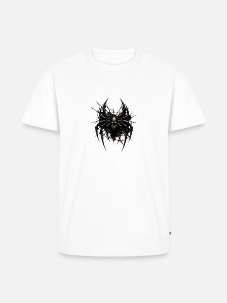 Inferno Spider Emblem - Men's Premium T-Shirt - white