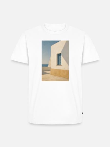 Mediterranean Light by the Sea - Men's Premium T-Shirt - white
