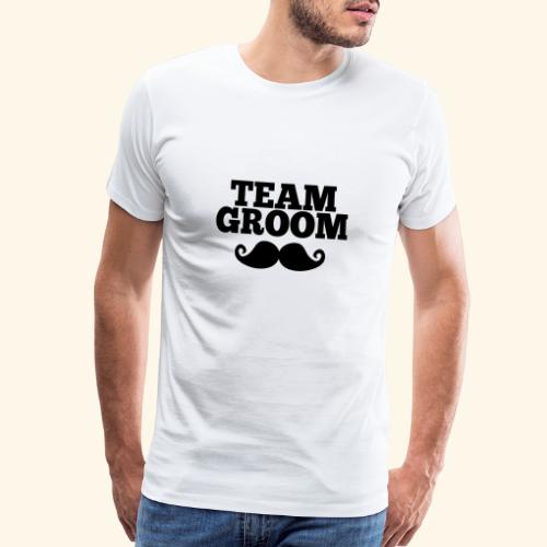 Team Groom, Bachelor Party, Wedding, Vintage - Men's Premium T-Shirt