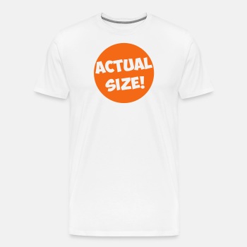Actual size - Premium T-shirt for men