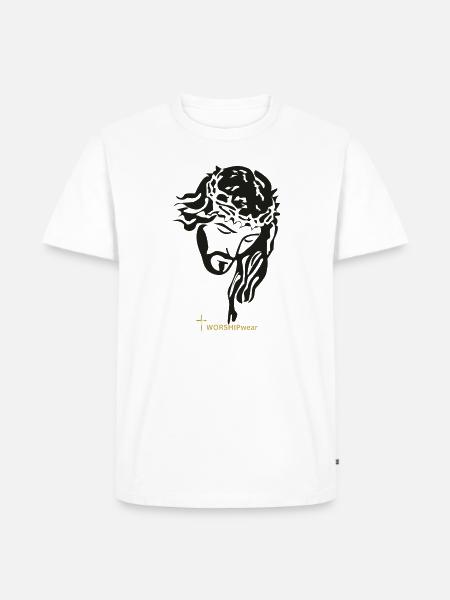 JESUS - Men's Premium T-Shirt - white