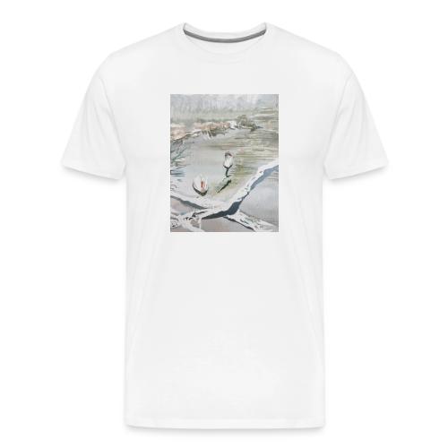 White swans - Men's Premium T-Shirt
