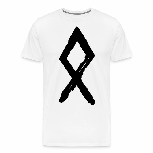 Elder Futhark Rune - Letter O - Men's Premium T-Shirt