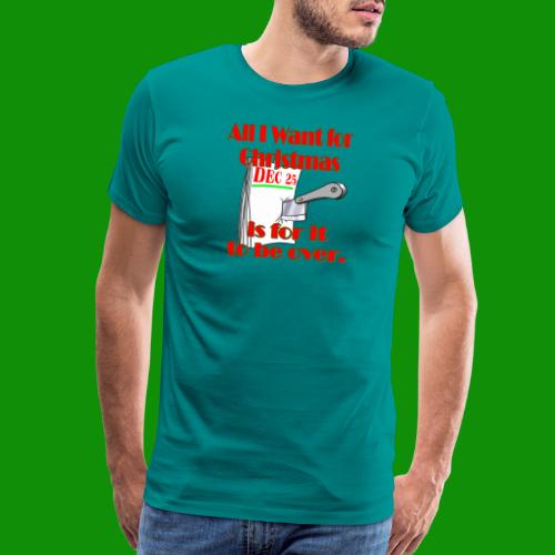 Over Christmas - Men's Premium T-Shirt