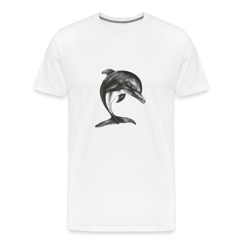 dolphin transparent background - Men's Premium T-Shirt